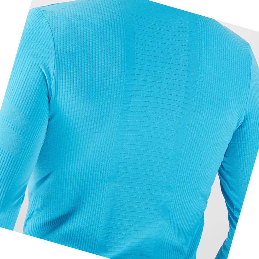 Salomon ESSENTIAL SEAMLESS Póló Férfi Kék | HU 2378AHK